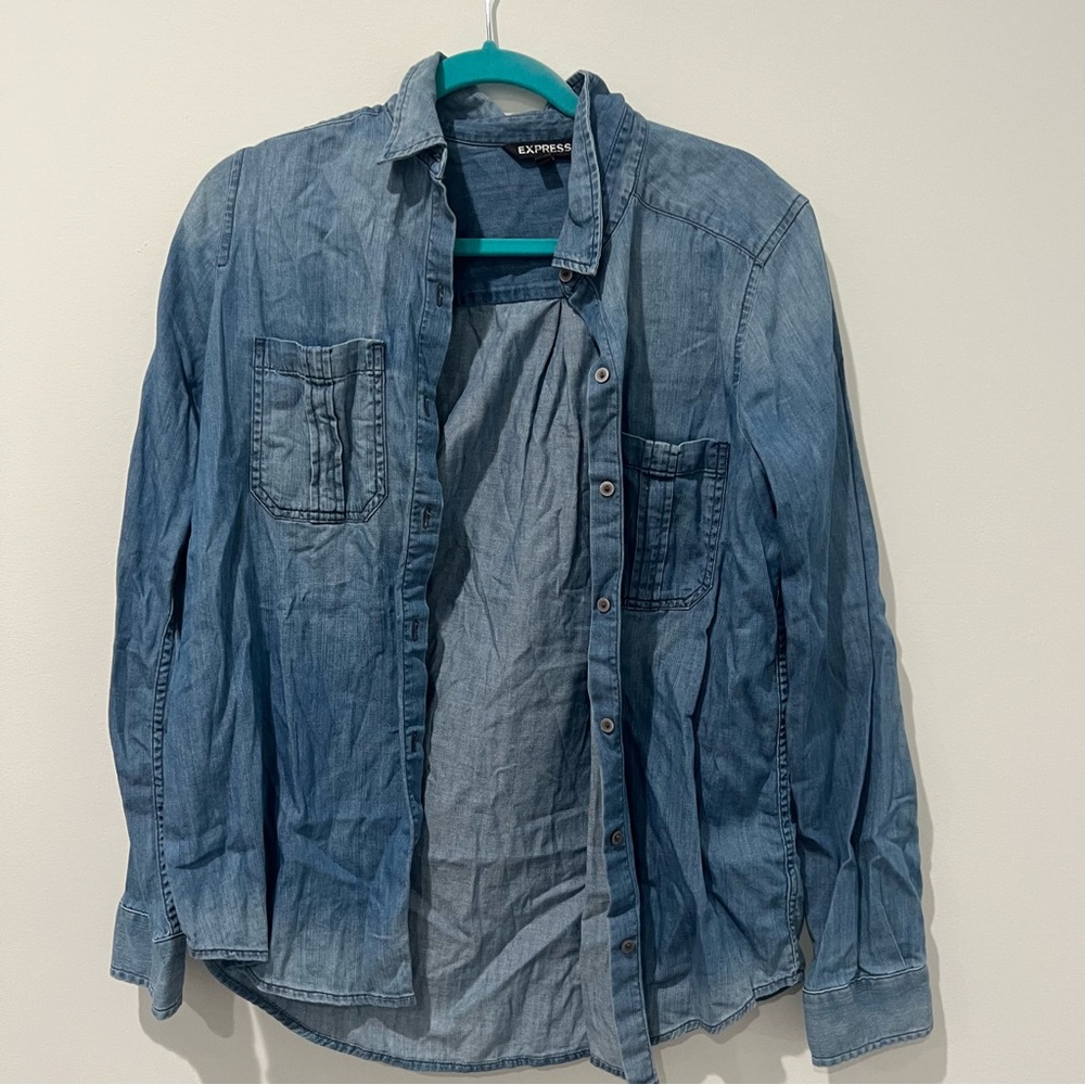 Express Denim-Like Flannel
